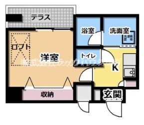 ロウピィアイルⅡの物件間取画像